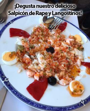 SALPICON DE RAPE Y LANGOSTINOS
